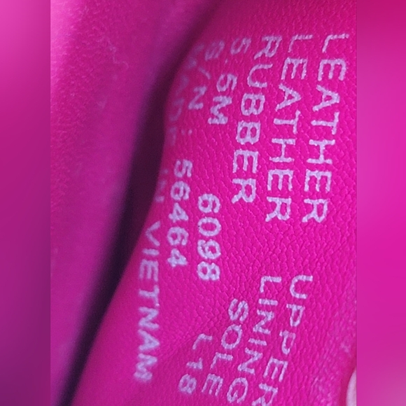 TORY BURCH Dark Azalea  Minnie Travel Ballet with Logo Embossed Nappa Leather - Picture 10 of 12